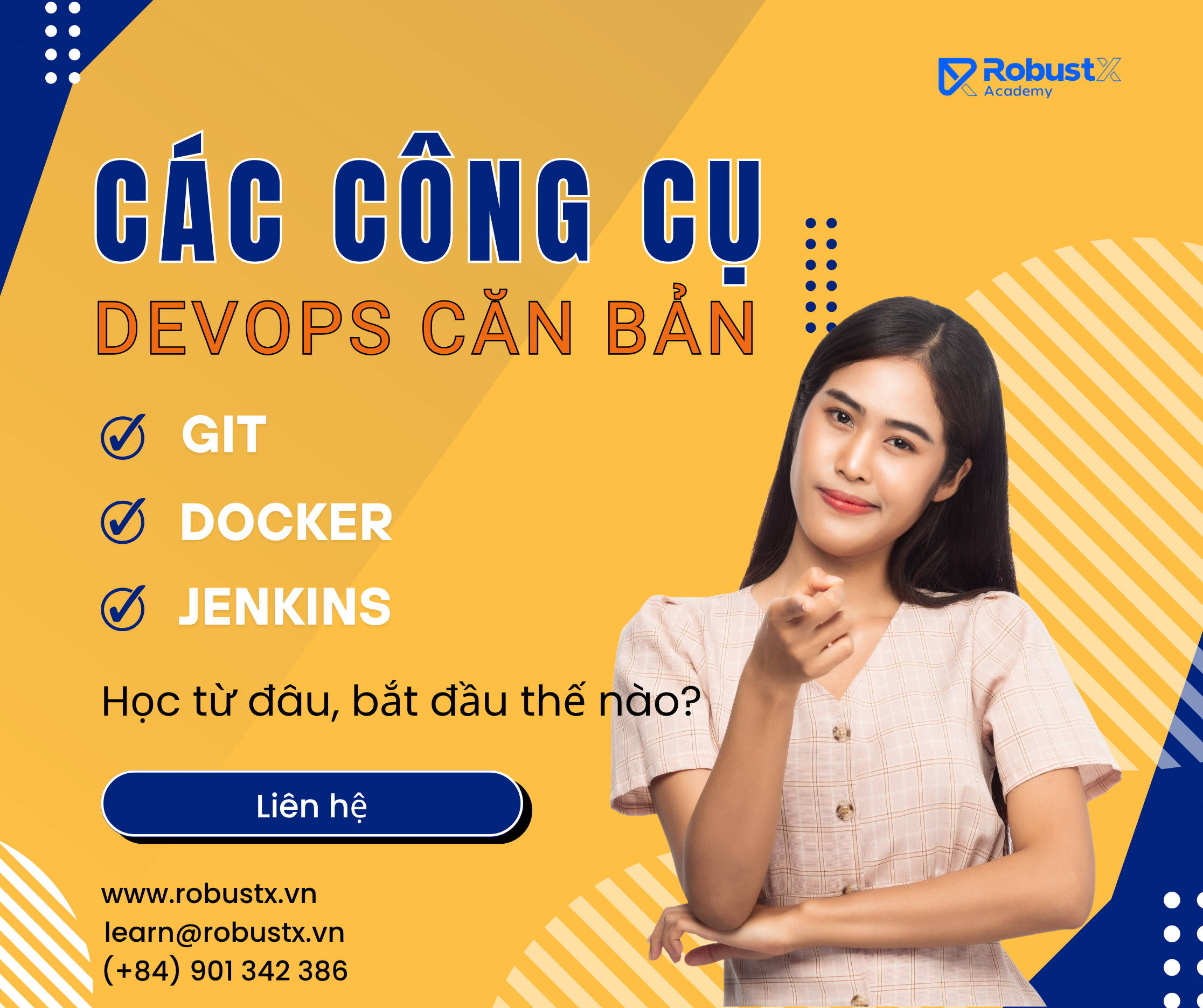 Các Công cụ DevOps Căn bản: Git, Docker, Jenkins – Học từ đâu, bắt đầu thế nào?