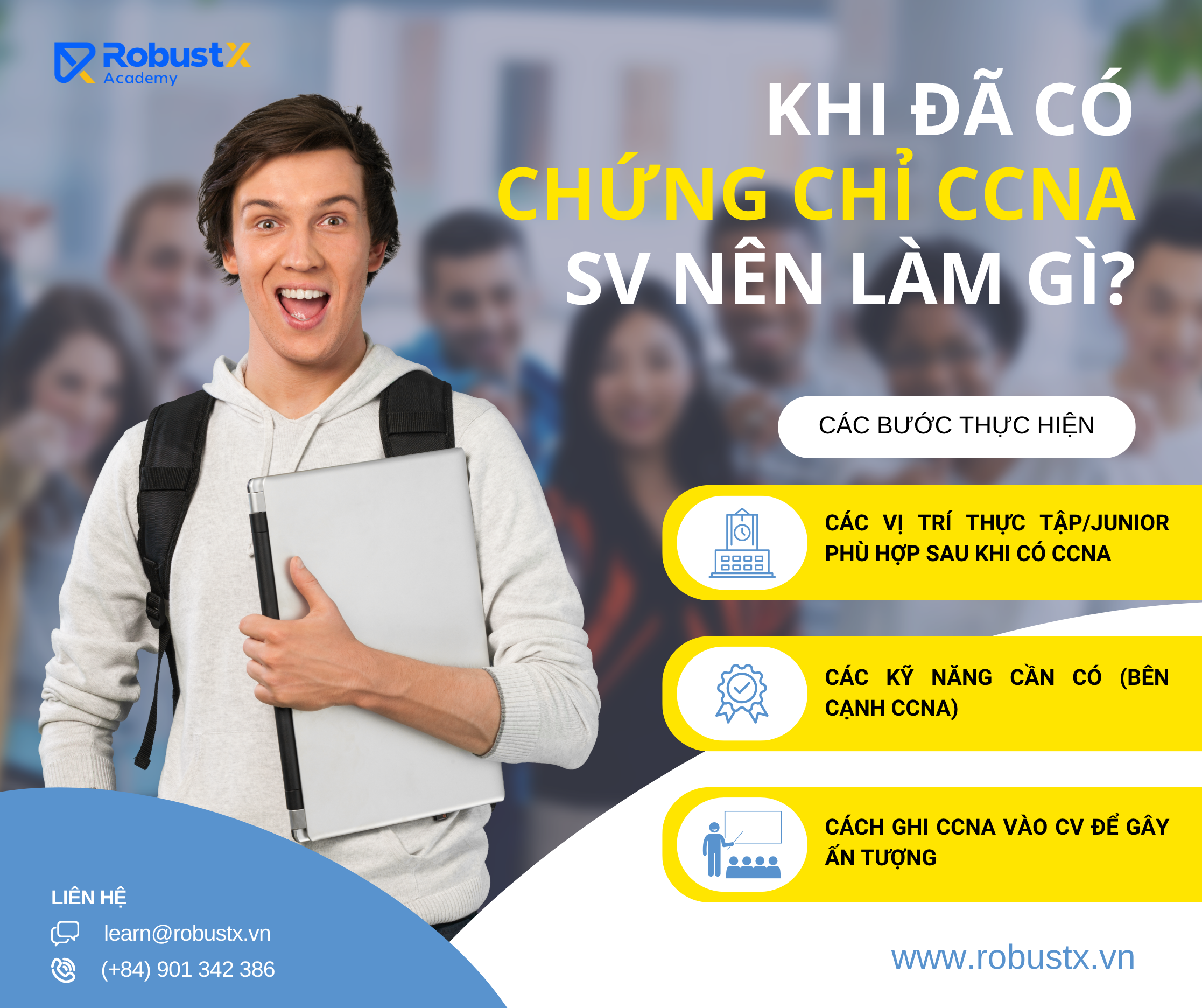 Sau khi có CCNA: Có thể xin thực tập ở đâu, công việc nào phù hợp?