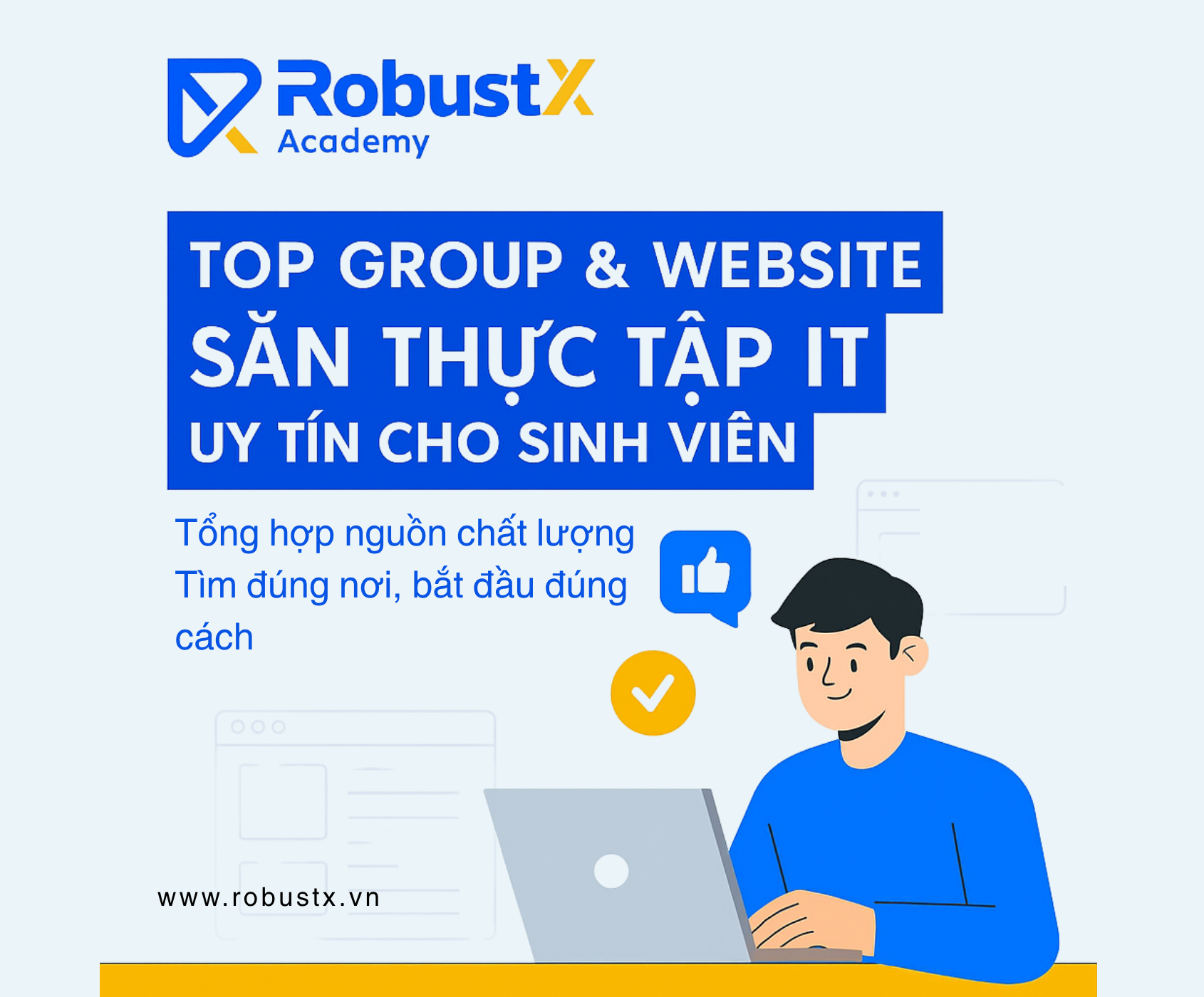 TOP Group & Website “săn” thực tập IT uy tín cho sinh viên